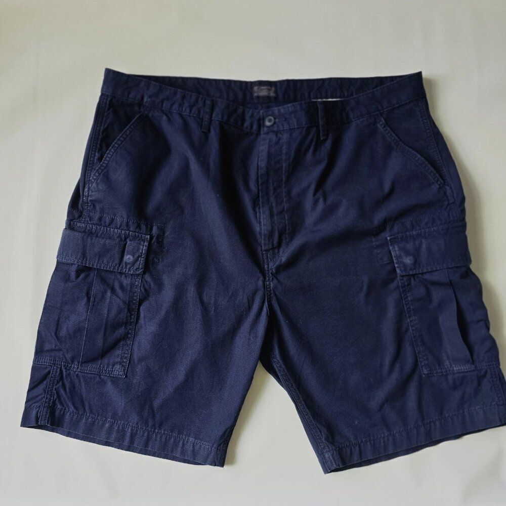 Levi's Cargo Shorts Mens Size 44 x 9 Navy Blue Cotton Outdoors Chino Short